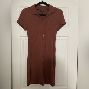 Brown fall dress